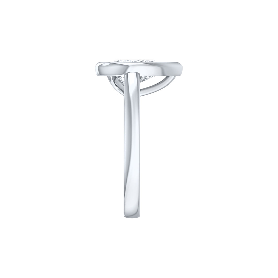 Louis Thompson Musina Ring 9k White Gold with 2.00ct Lab Diamond