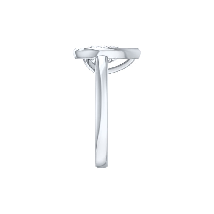 Louis Thompson Musina Ring 9k White Gold with 2.00ct Lab Diamond