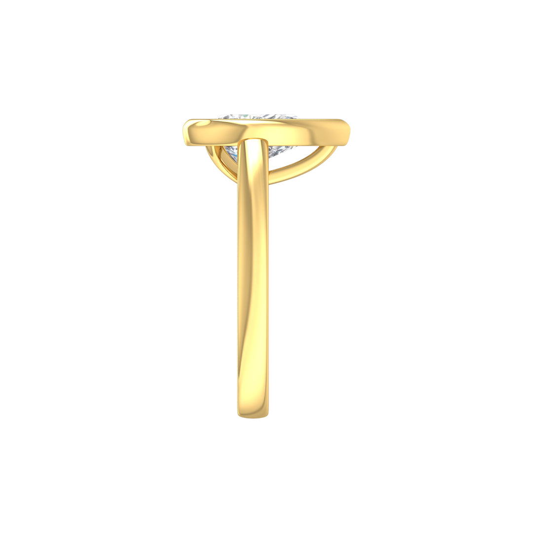 Louis Thompson Musina Ring 9k Gold with 2.00ct Lab Diamond
