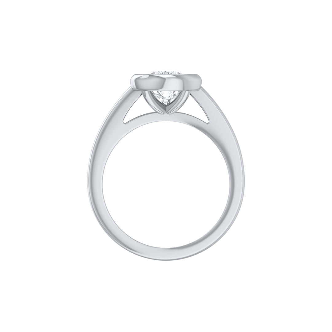 Louis Thompson Musina Ring 9k White Gold with 2.00ct Lab Diamond