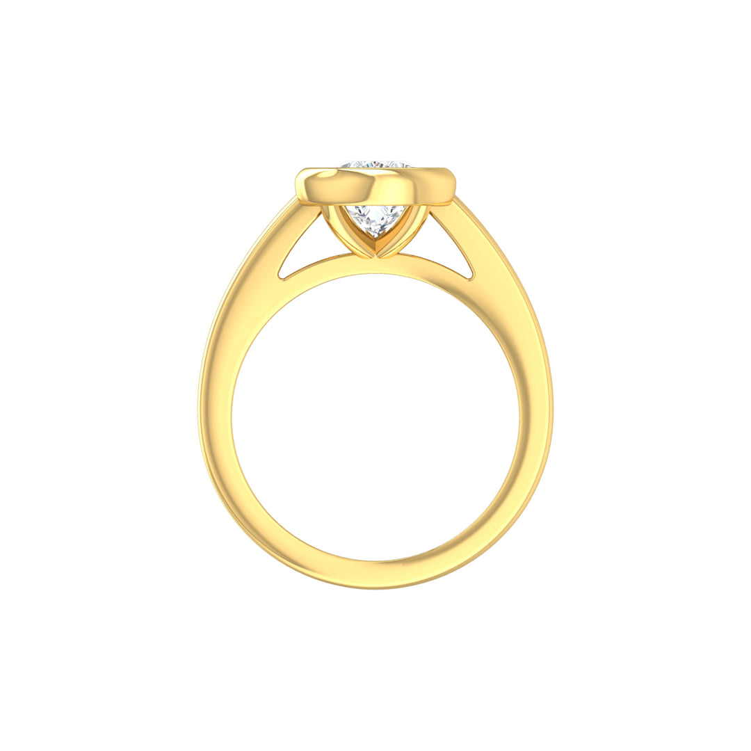 Louis Thompson Musina Ring 9k Gold with 2.00ct Lab Diamond