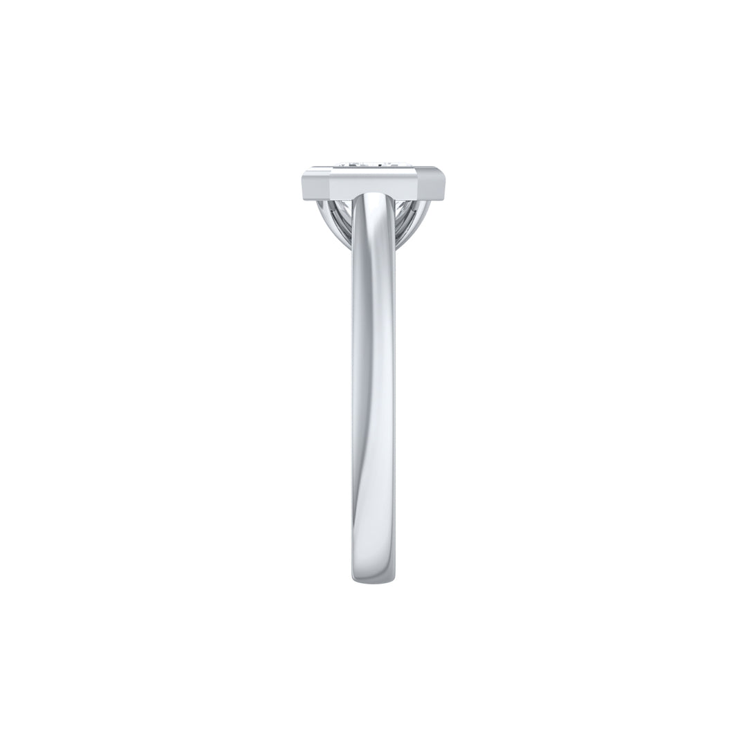 Louis Thompson Secunda Ring 9k White Gold with 2.00ct Lab Diamond