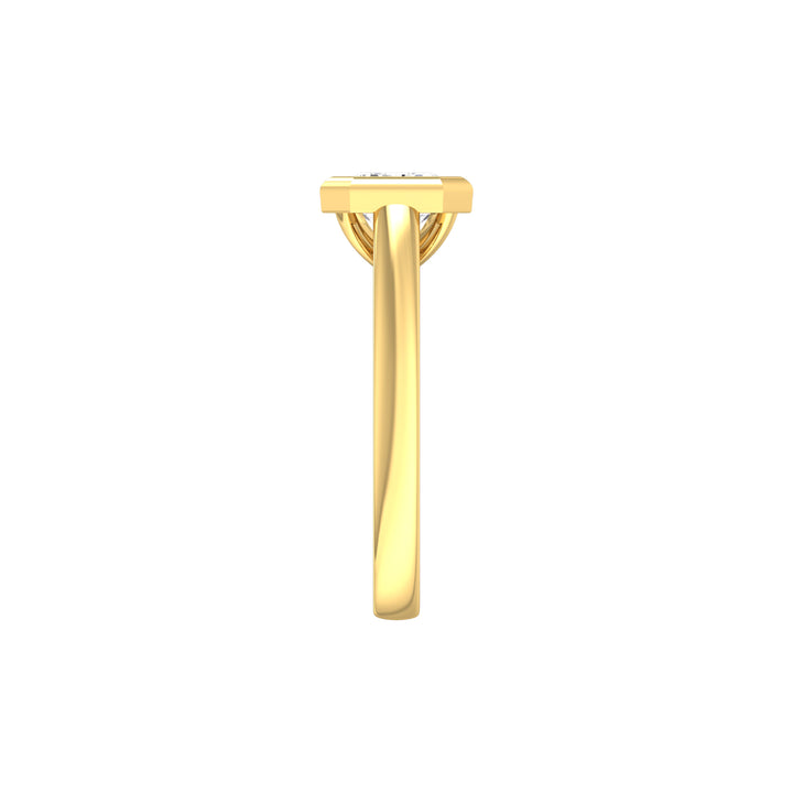Louis Thompson Secunda Ring 9k Gold with 2.00ct Lab Diamond
