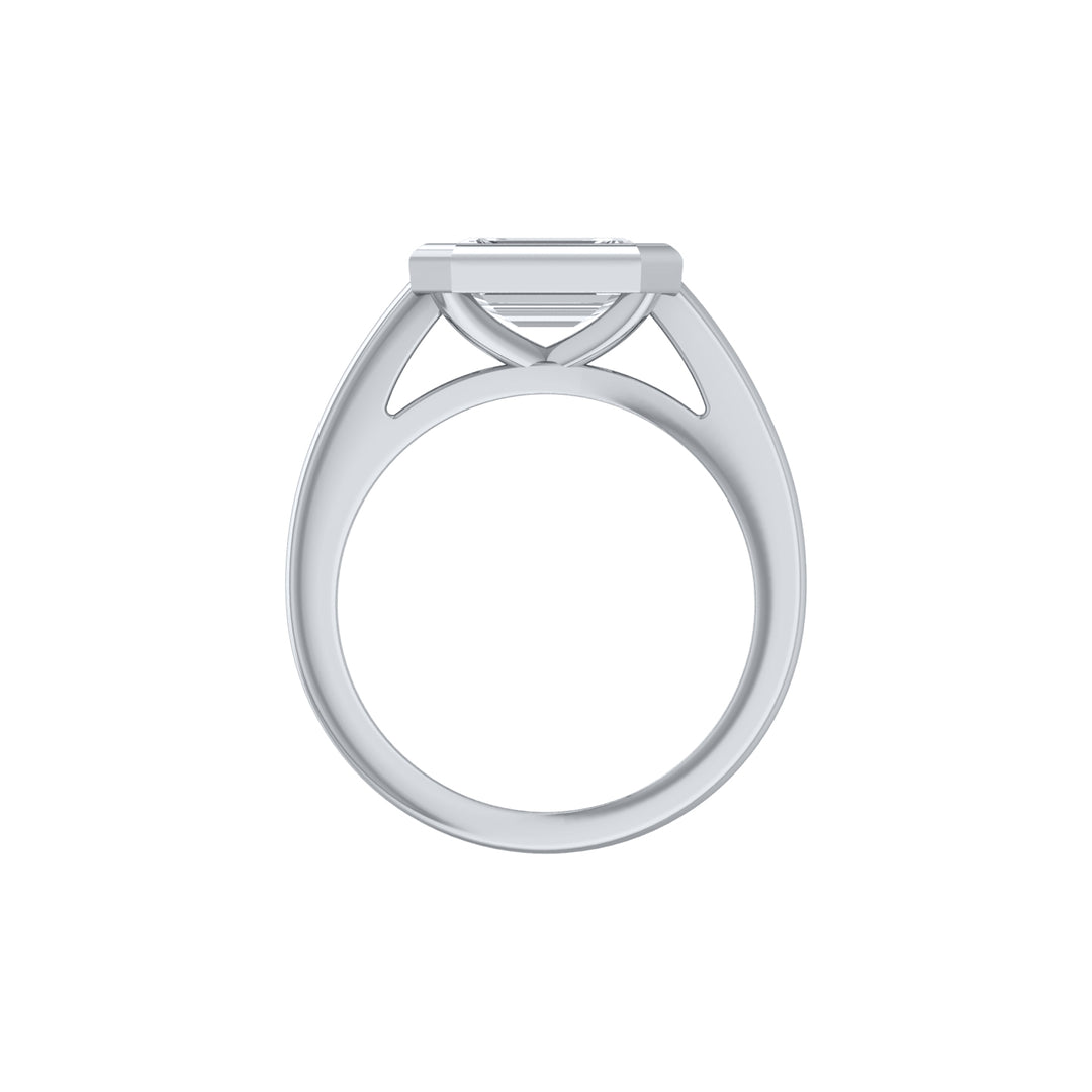 Louis Thompson Secunda Ring 9k White Gold with 2.00ct Lab Diamond