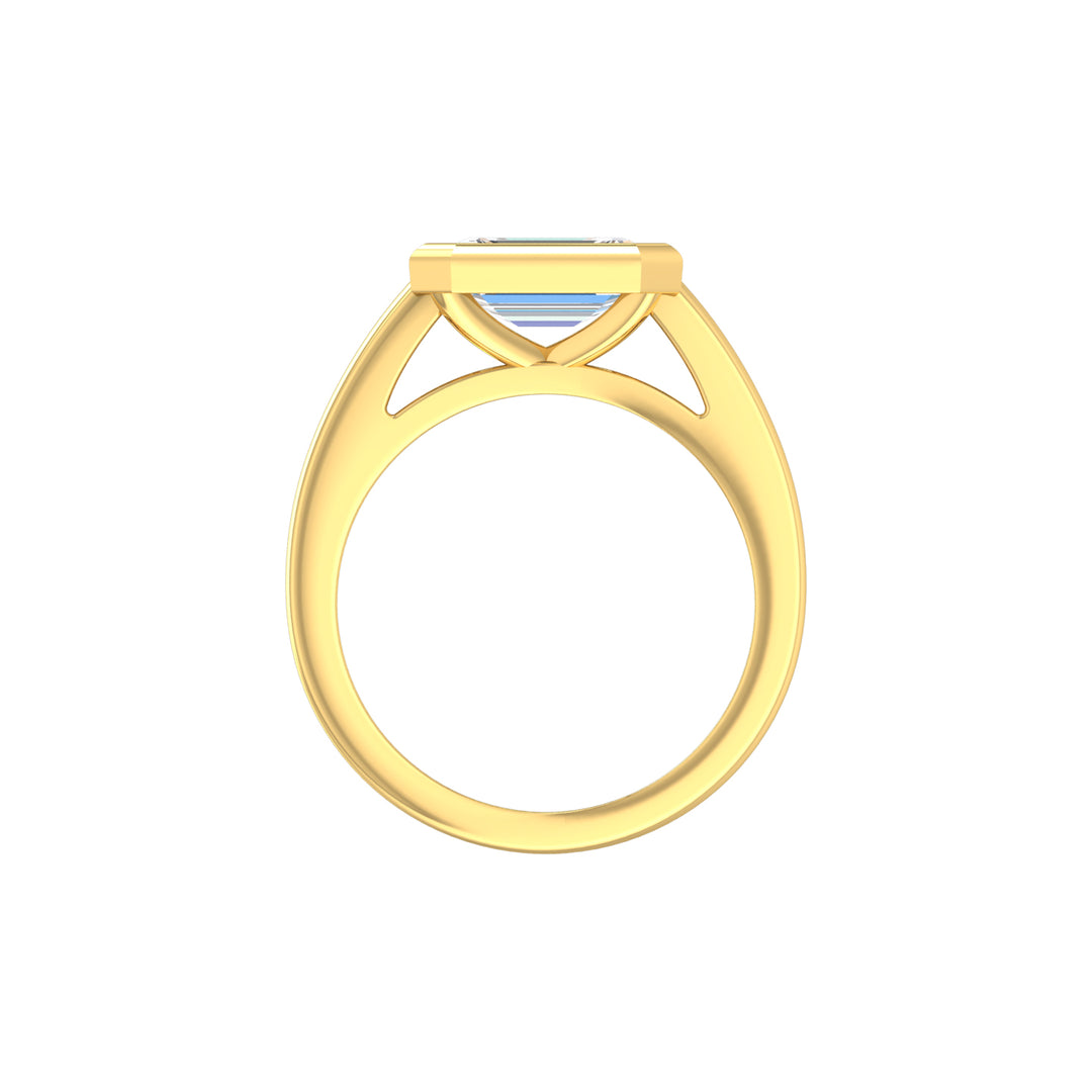 Louis Thompson Secunda Ring 9k Gold with 2.00ct Lab Diamond