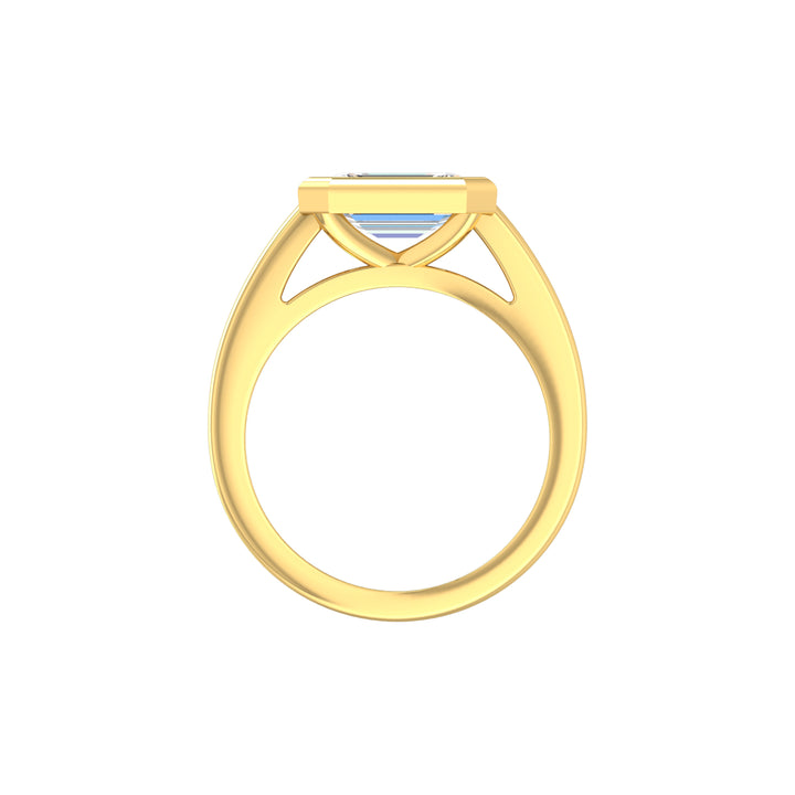Louis Thompson Secunda Ring 9k Gold with 2.00ct Lab Diamond