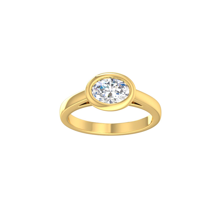 Louis Thompson Paarl Ring 9k Gold with 1.00ct Lab Diamond