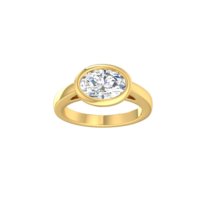 Louis Thompson Parys Ring 9k Gold with 2.00ct Lab Diamond