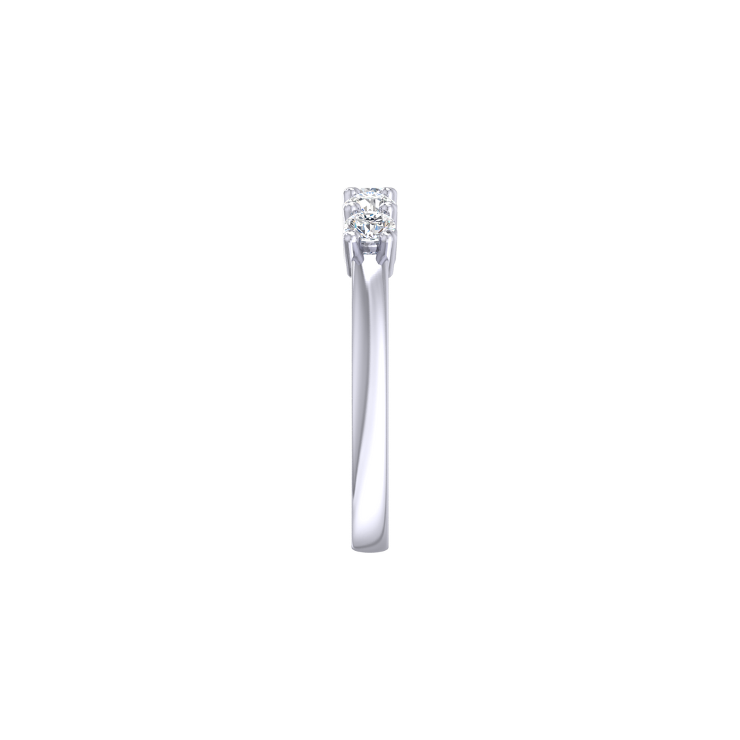 Louis Thompson Benoni Ring 9k White Gold with 0.50ct Lab Diamond