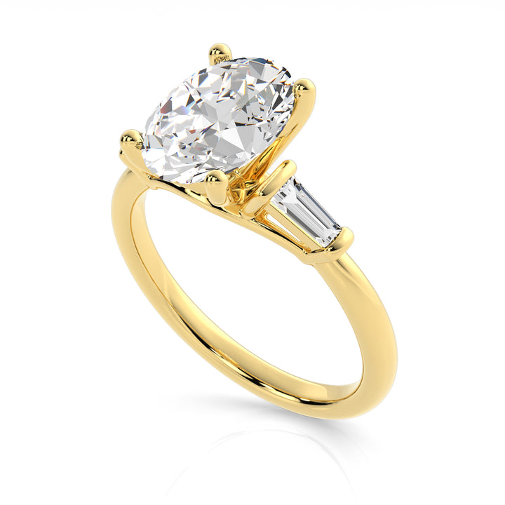 Louis Thompson Johannesburg Ring 9k Gold with 2.32ct Lab Diamond