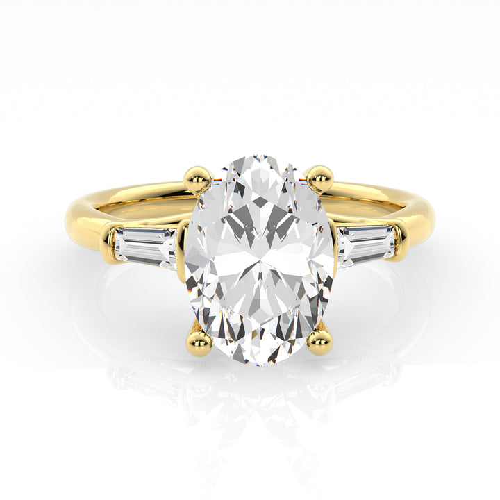 Louis Thompson Johannesburg Ring 9k Gold with 2.32ct Lab Diamond