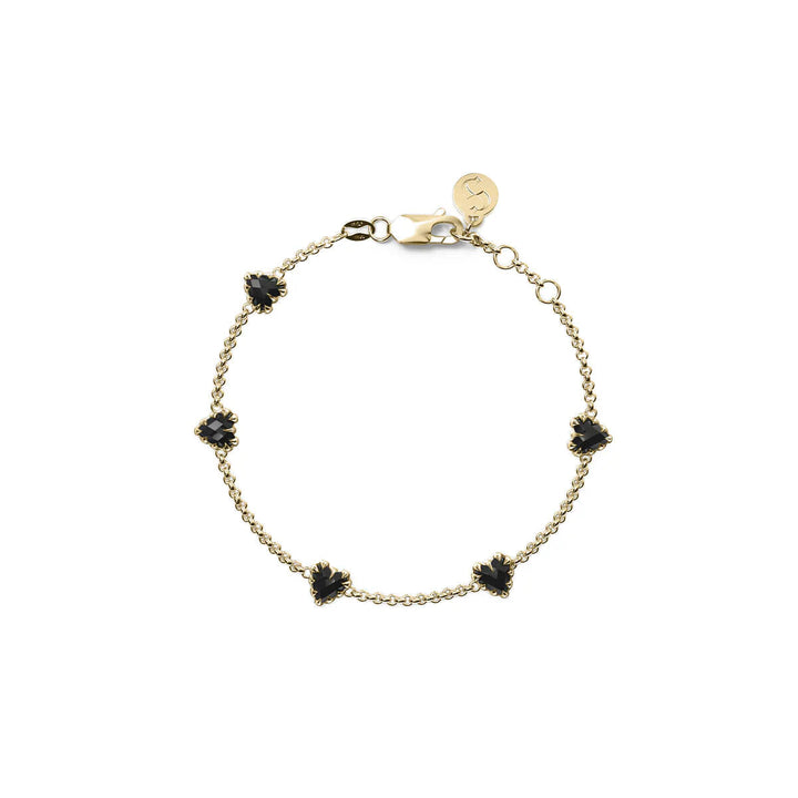 Stolen Gold Plated Love Claw Infinity Chain Bracelet