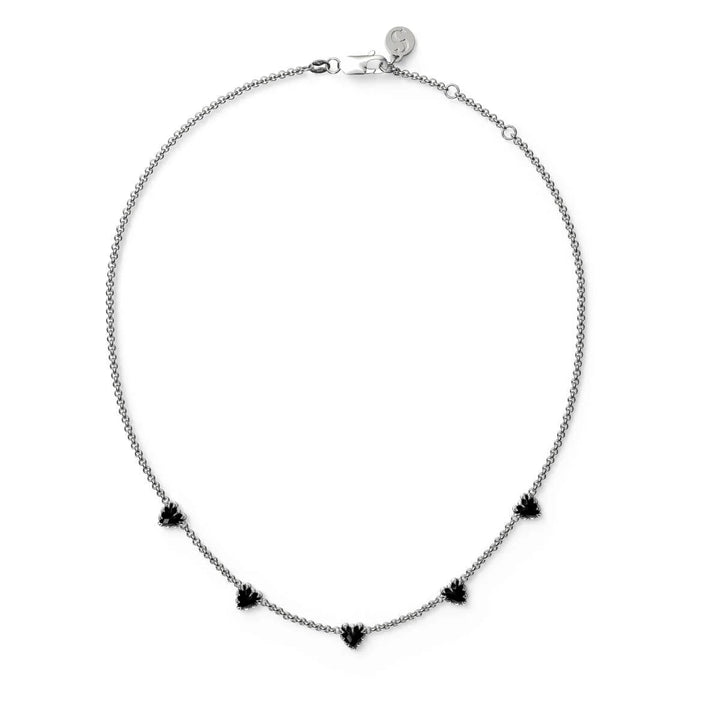 Stolen Silver Love Claw Infinity Chain Necklace