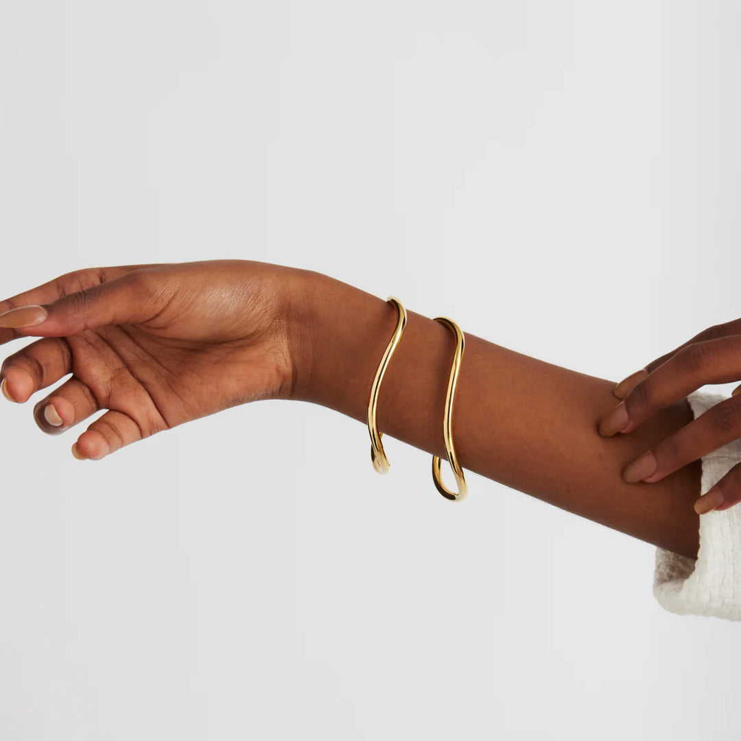 Najo Island of Dreams Gold Bangle (68mm)