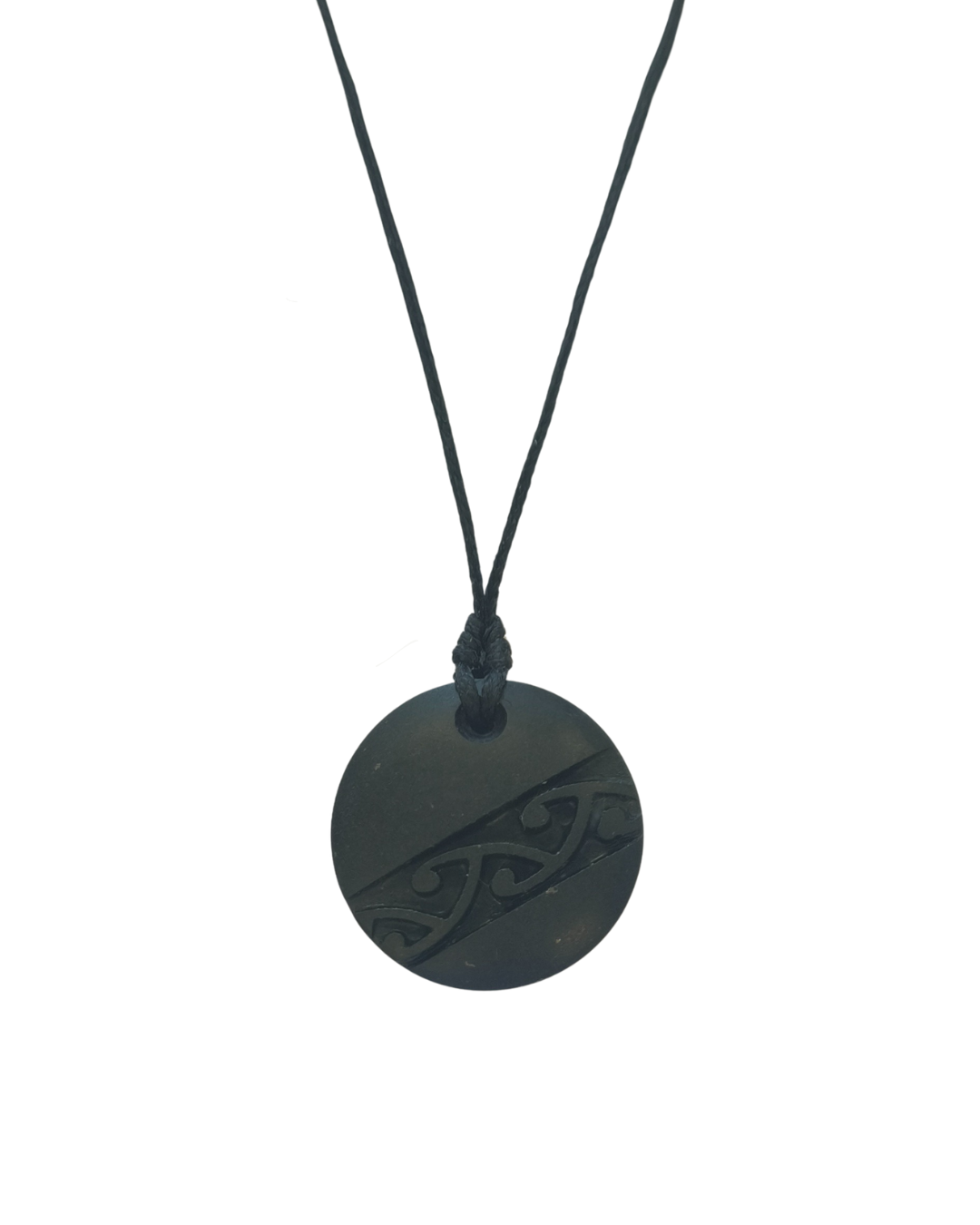 Mana NZ Basalt Round Kowhaiwhai 28mm