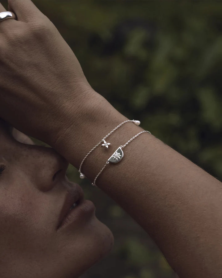 By Charlotte Silver Lotus Bracelet