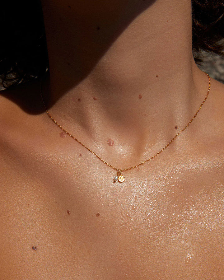 Kirstin Ash Memoir Pearl Necklace Sterling Silver