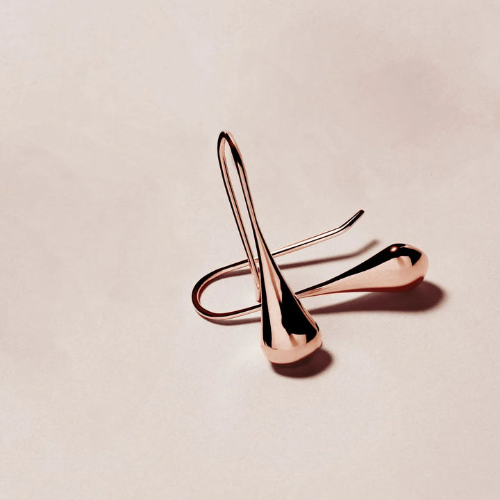 Najo My Silent Tears Rose Gold Earring