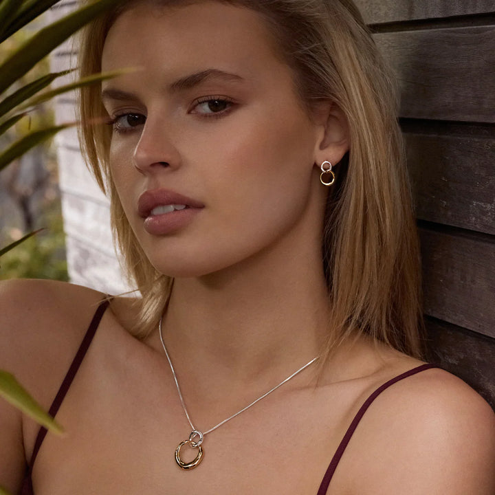 Najo Tranquila Necklace Gold/Silver (45cm)