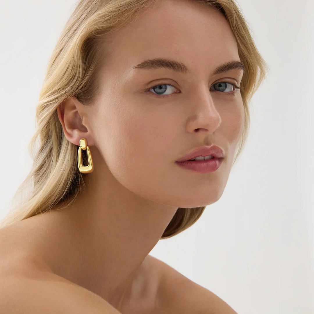 Najo Haze Gold Plated Earrings