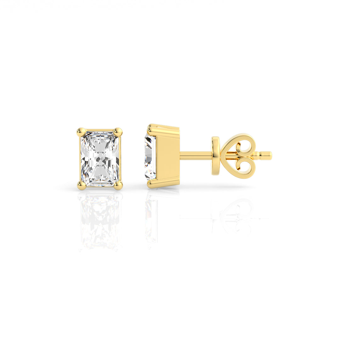 Louis Thompson Welkom Earrings 9k Gold with 1.00ct Lab Diamond