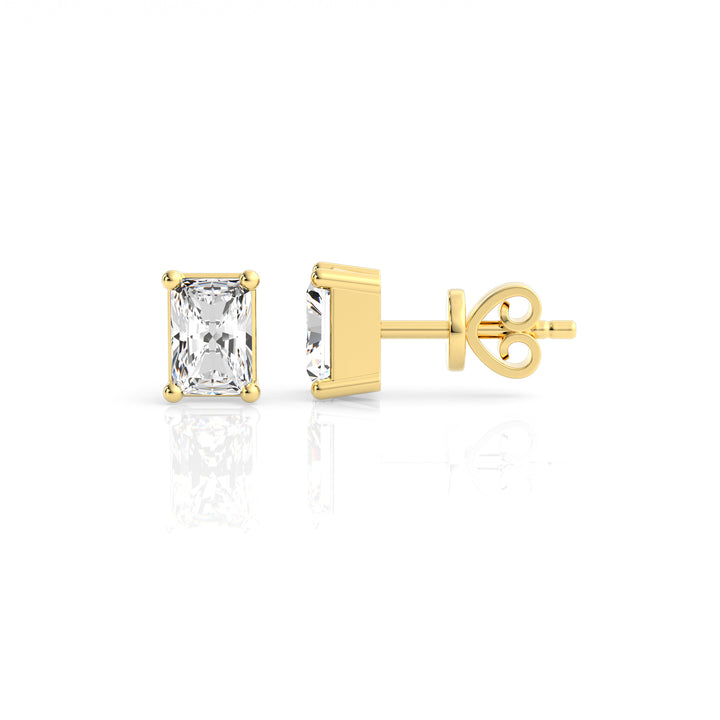 Louis Thompson Welkom Earrings 9k Gold with 1.00ct Lab Diamond