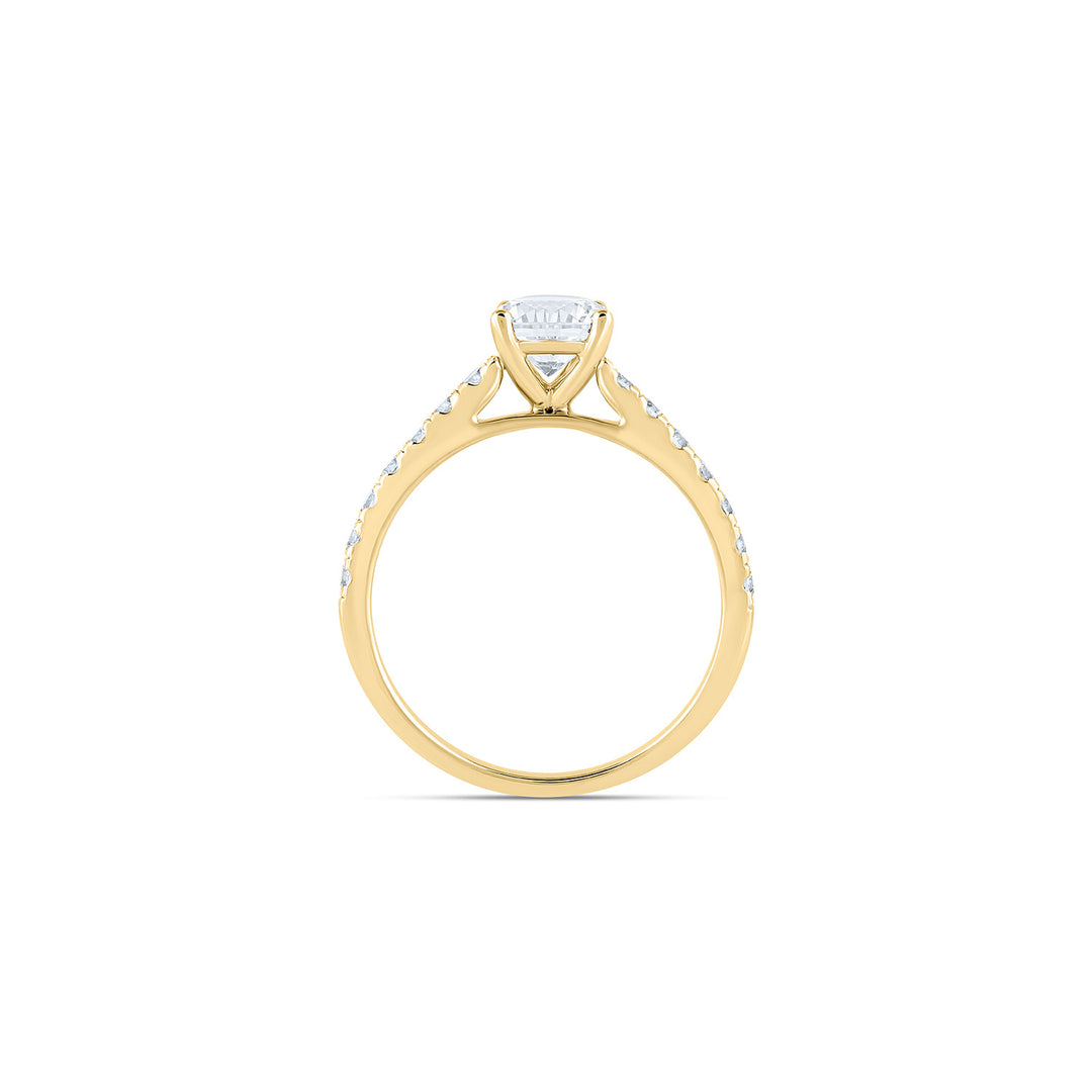 Louis Thompson Veurne Ring 9k Gold with 1.40ct Lab Diamond