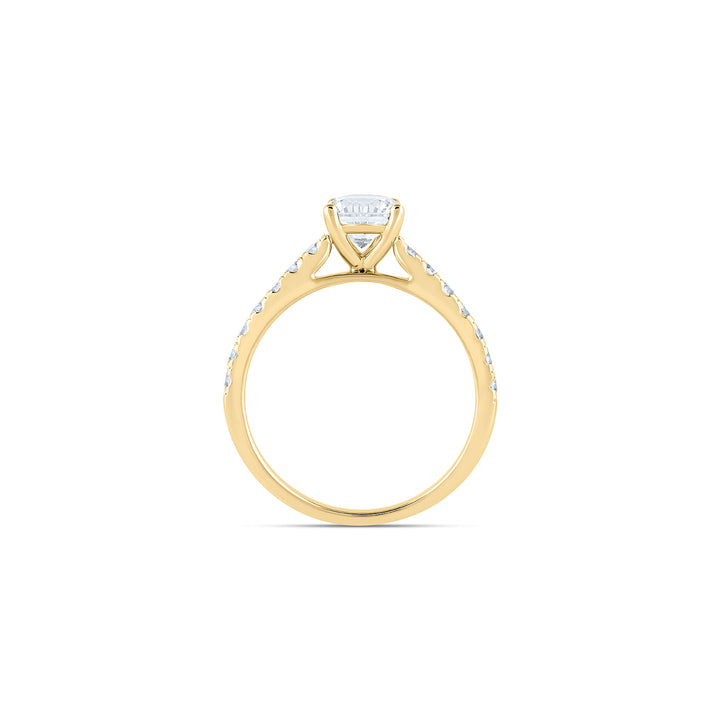 Louis Thompson Veurne Ring 9k Gold with 1.40ct Lab Diamond