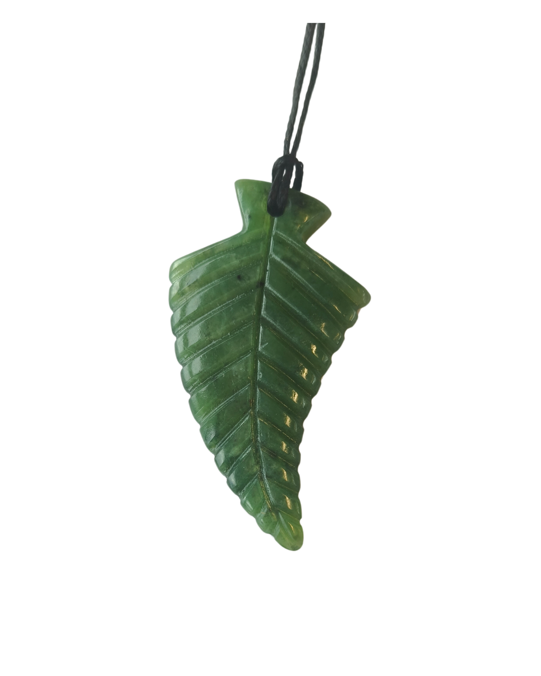 New Zealand Greenstone - Fern - 50mm
