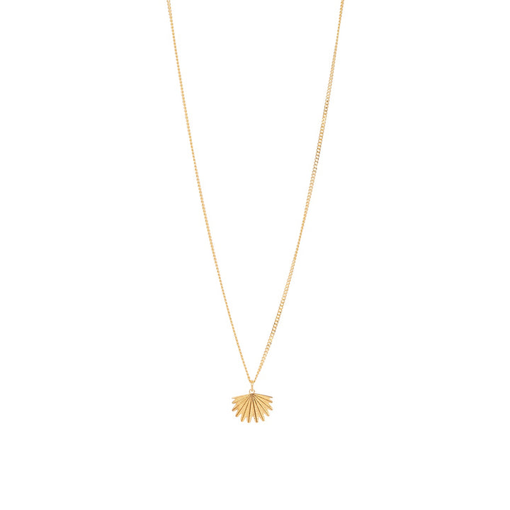 Boh Runga Gold Plated Mini Fantail Pendant