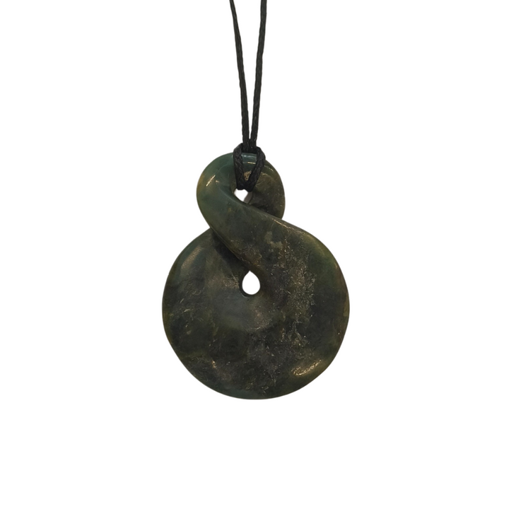 New Zealand Greenstone - Single Kumaru / Twist 40-45mm