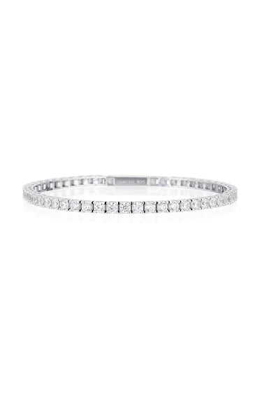 Georgini Selena 3mm Silver Tennis Bracelet 18cm