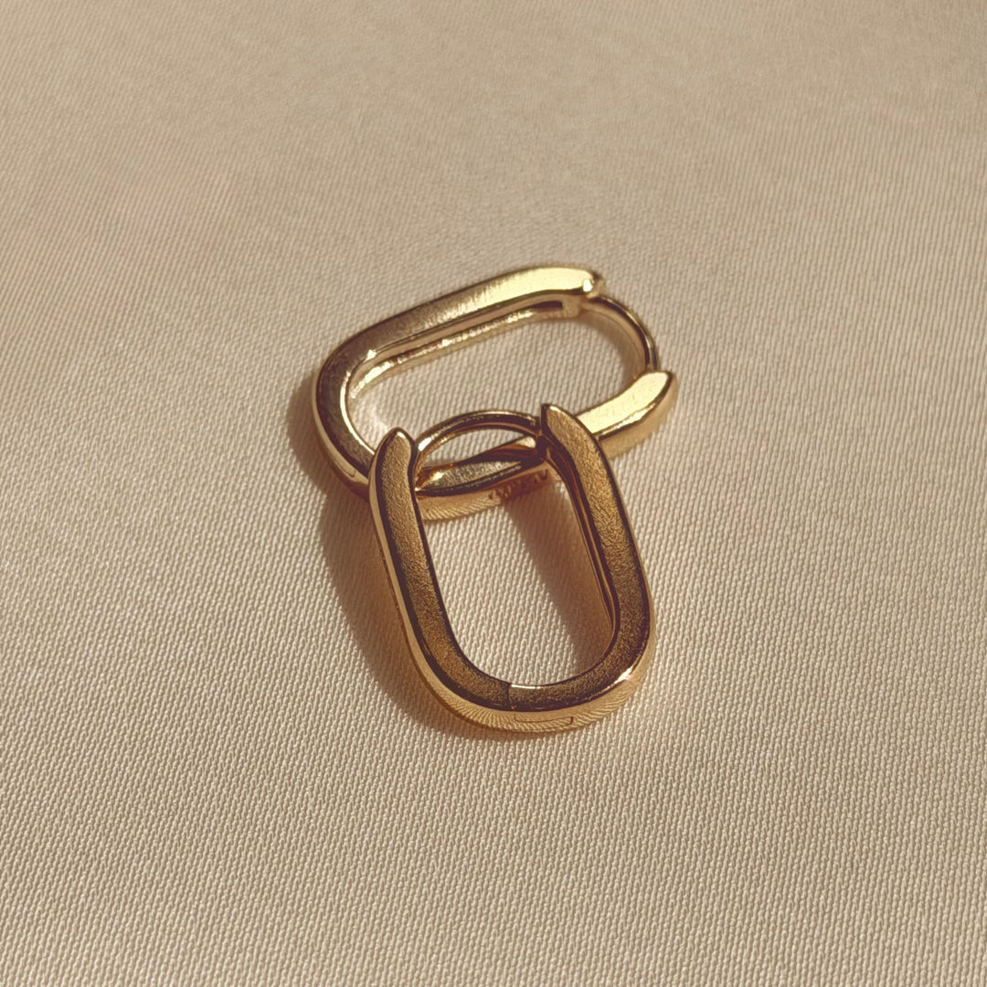 Najo Lucina Gold Hoop Earrings