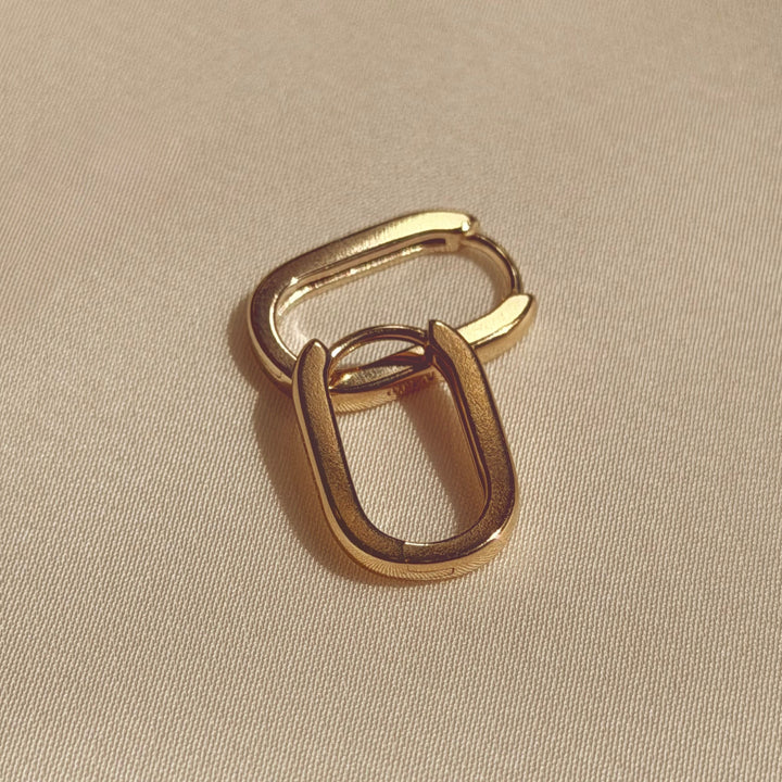 Najo Lucina Gold Hoop Earrings