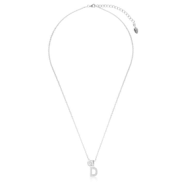 Georgini Luxury Letters D Initial Necklace Silver