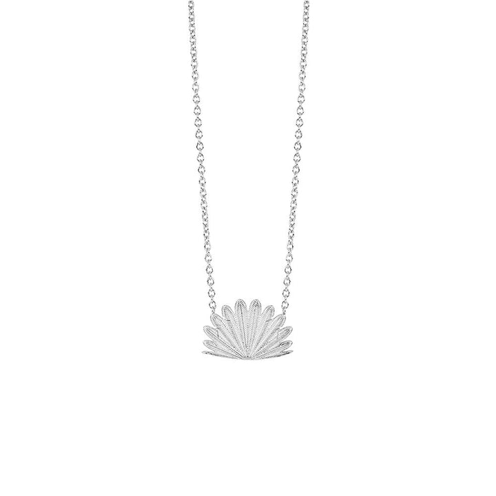 Boh Runga Silver Fantail Sunrise Necklace