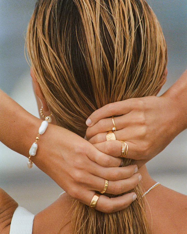 Kirstin Ash Vista Ring 18ct Gold Vermeil