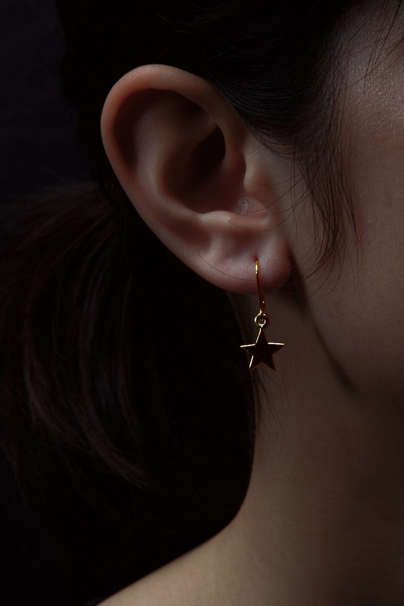 Karen Walker Gold Plated Star Earrings
