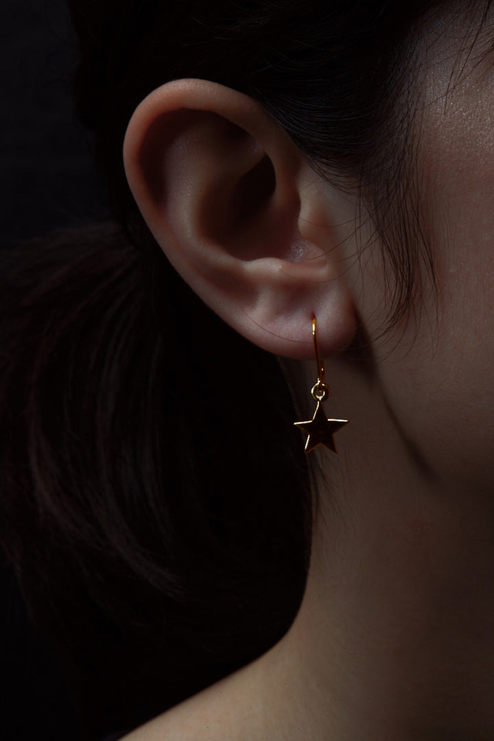 Karen Walker Gold Plated Star Earrings