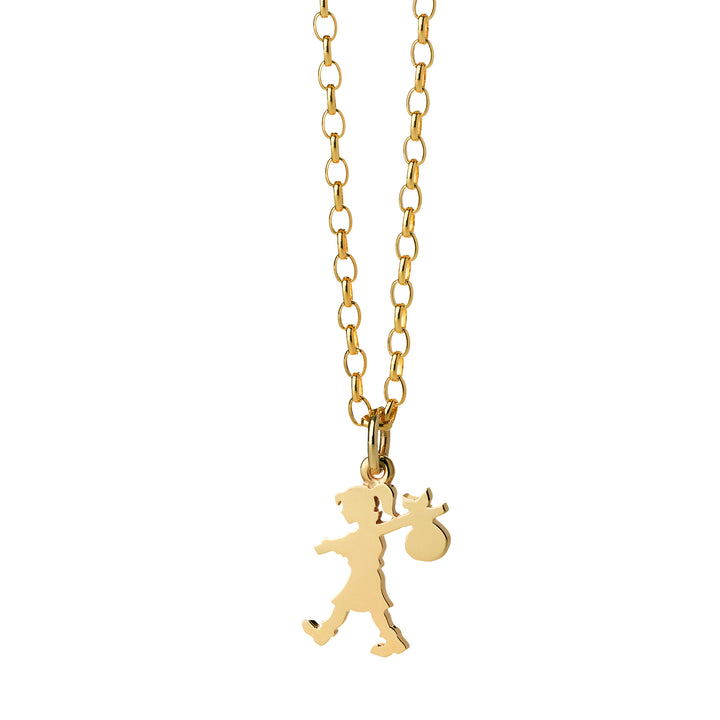 Karen Walker Gold Plated Runaway Girl Charm