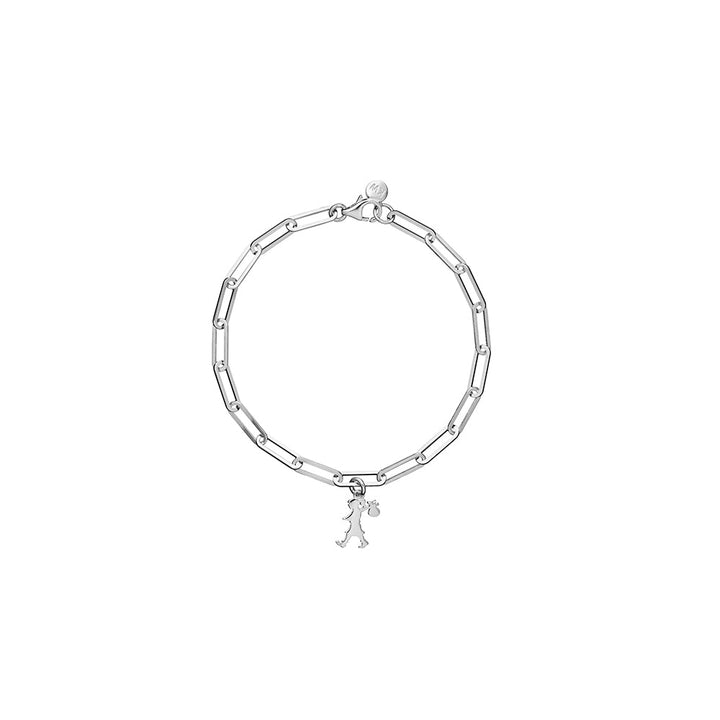 Karen Walker Silver Runaway Girl Charm Bracelet