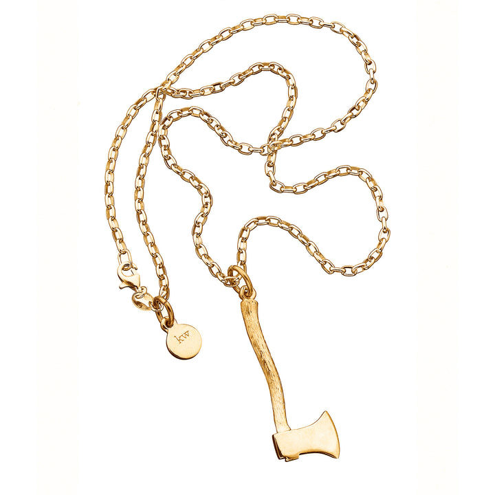 Karen Walker Gold Plated Axe Charm