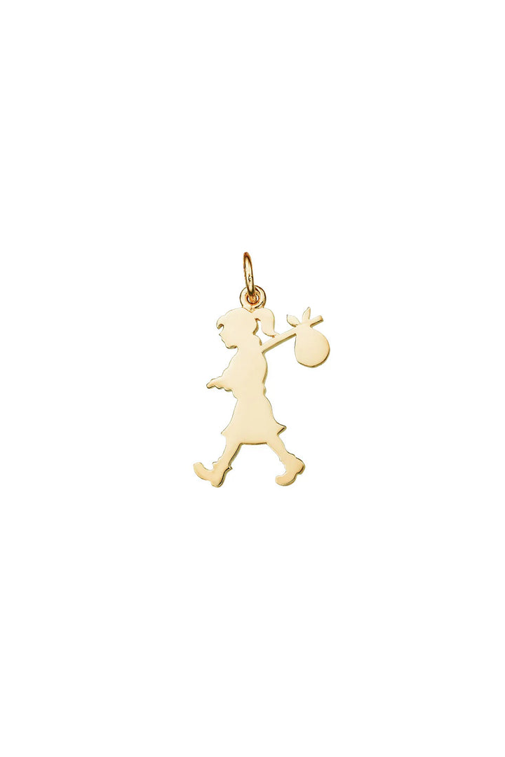 Karen Walker Gold Plated Large Runaway Girl Charm