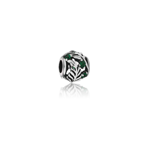 Evolve Silver Fern (Treasured) with CZ Charm