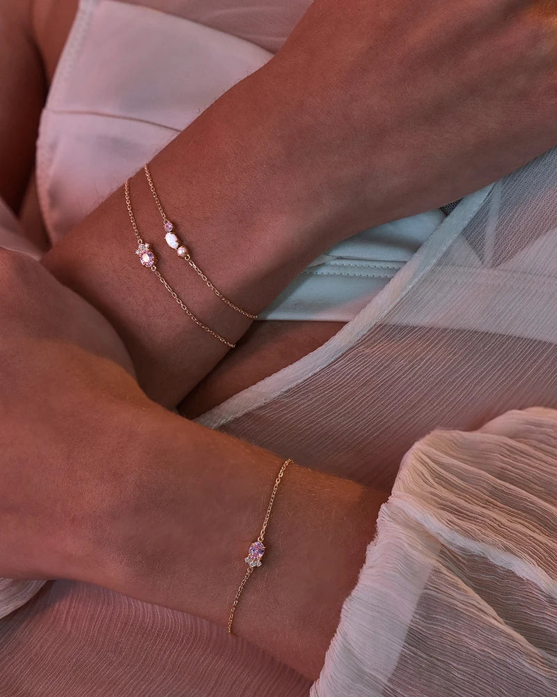 By Charlotte 18k Gold Vermeil Embrace Love Bracelet