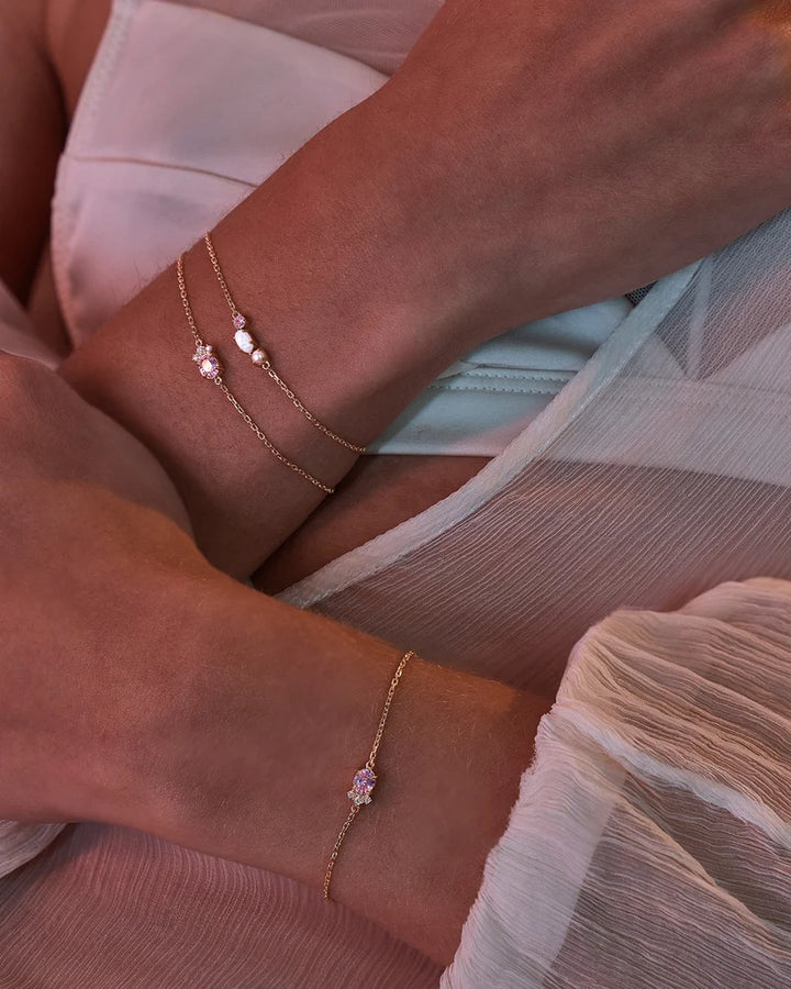 By Charlotte 18k Gold Vermeil Embrace Love Bracelet