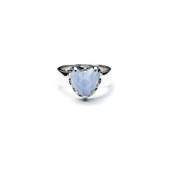Stolen Love Claw Ring - Blue Lace Agate