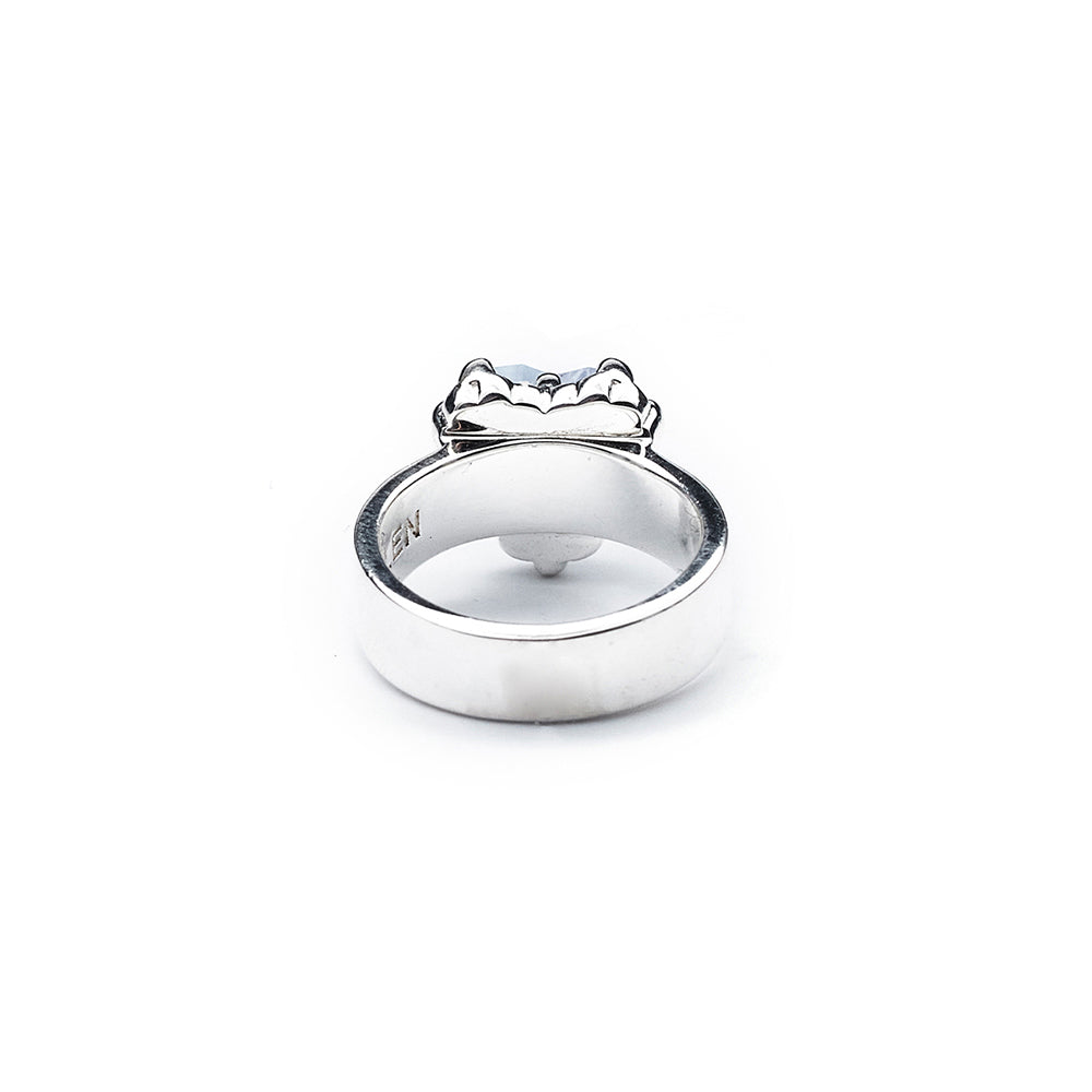 Stolen Love Claw Ring - Blue Lace Agate
