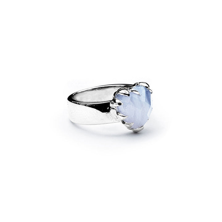 Stolen Love Claw Ring - Blue Lace Agate