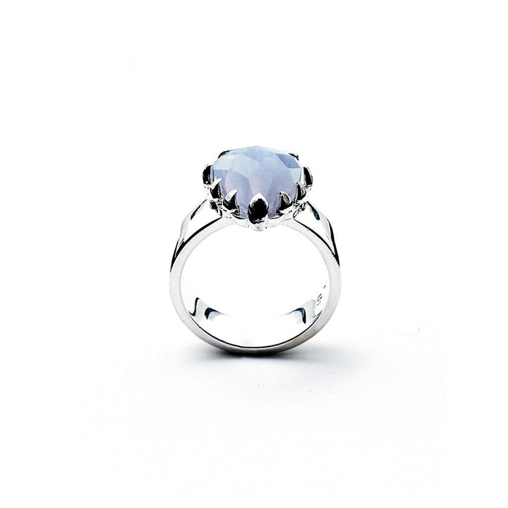 Stolen Love Claw Ring - Blue Lace Agate